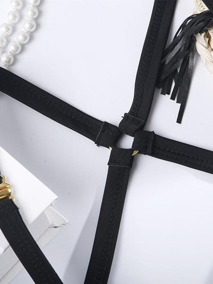 Black Bandage Bikini Swimsuit