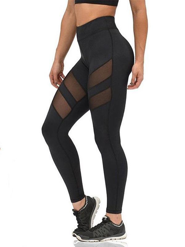 Hollow See-through Plus Size Leggings