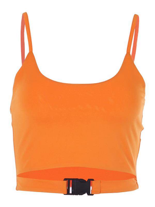 Spaghetti-neck Buckle Tanks