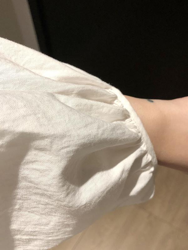 See-through Loose Solid Bloomers Shirt Mini Dresses