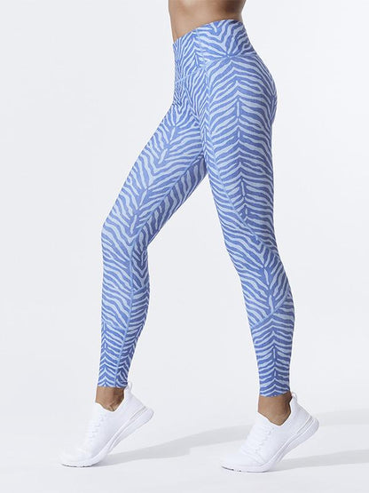 Printed Strip Empire Yoga Leggings