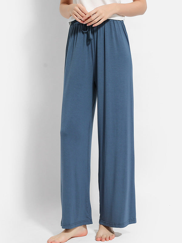 Comfortable Solid Color Modal Pajama Pants