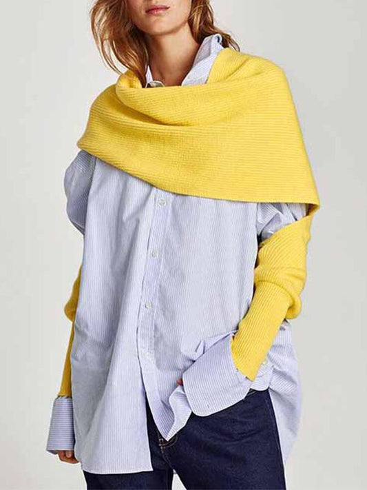 Casual Fashion Knitting Shawl Scarf