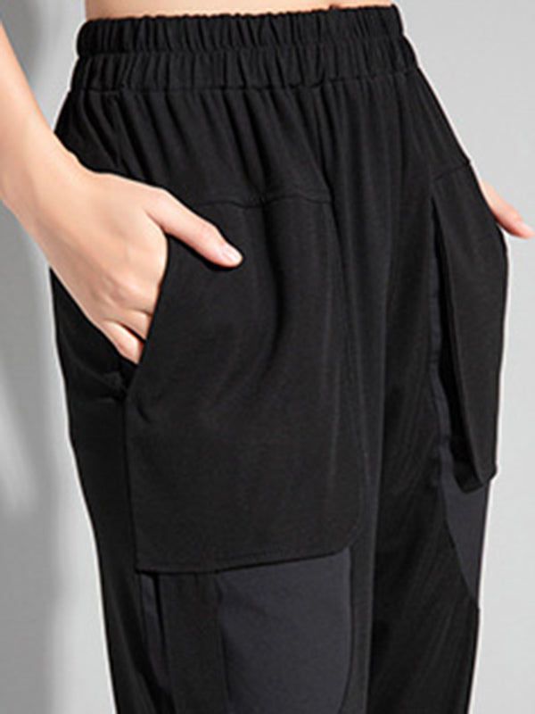 Casual Split-Joint Large Pocket Loose Pants