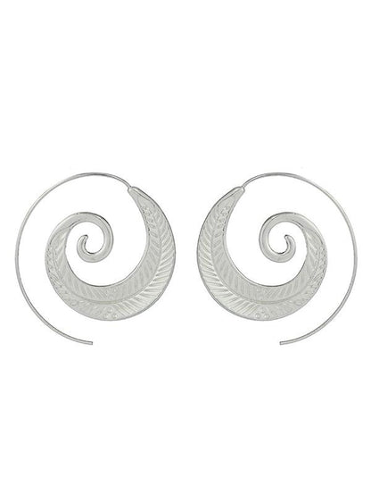 Bohemia Retro Alloy Hollow Earrings Accessories