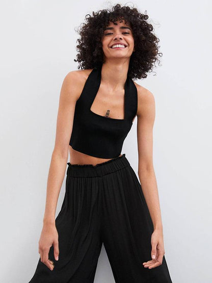 Elasticity Waist Casual Pants Bottom
