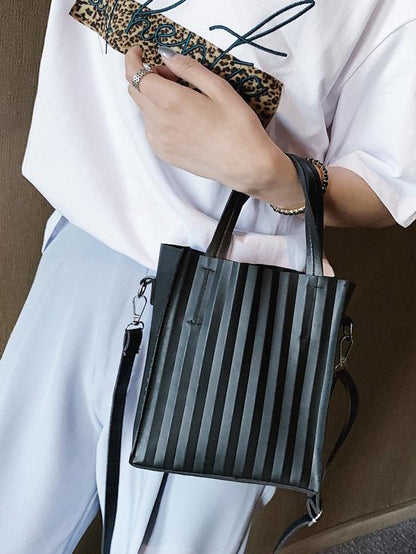 Silica Gel Solid One-shoulder Crossbody Bag