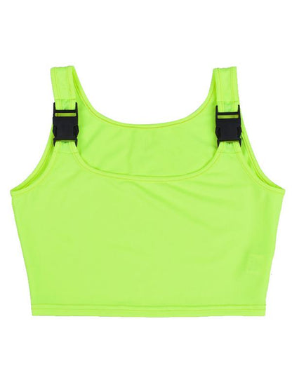 Buckle Mid Impact Crop Tanks