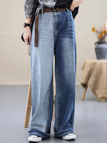 Casual Gradient Wide Leg Jean Pants