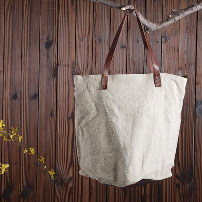 Casual Embroidery Barrel-Shaped Women Shoulder Bag