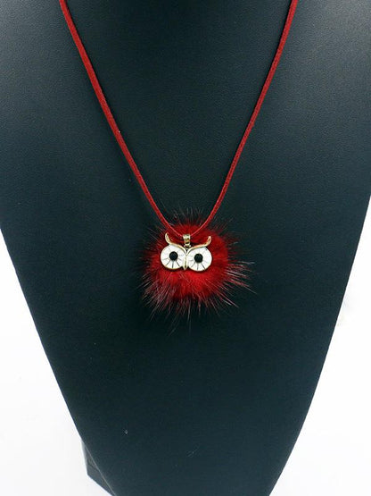 Cute 6 Colors Bohemia Owl Necklaces Accessories