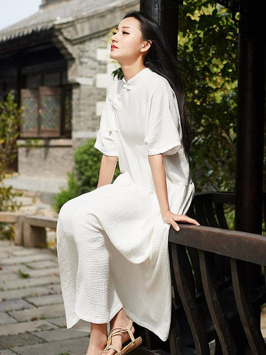 Vintage Forg Short Sleeves Dress