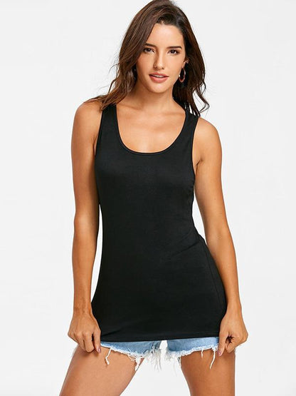 Vintage Hollow Backless Vest Top