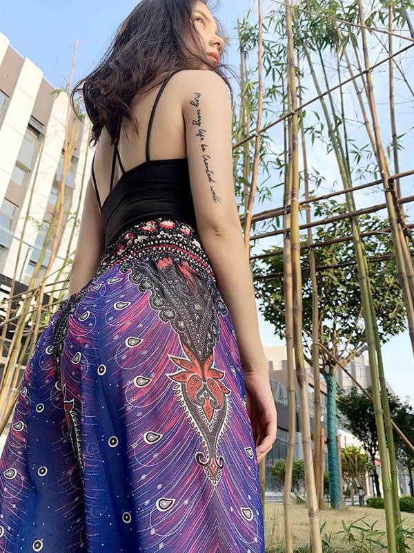 Fashion Beach Casual  Printed Bloomers Pants
