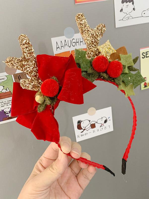 Christmas 8 Colors Handmade Elk Headwear