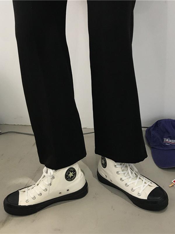 Preppy Style High Canvas Shoes