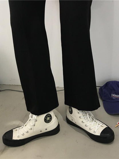 Preppy Style High Canvas Shoes