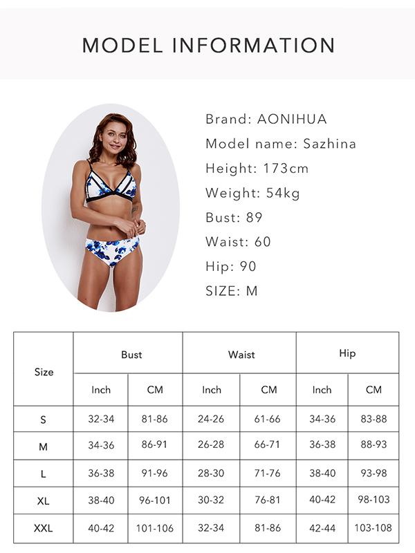 Sexy High Waisted Bikinis Swimwear