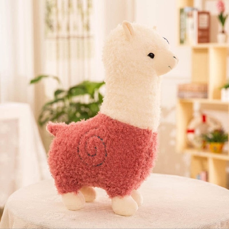 hot selling lovely alpacas plush toys cute alpacas dolls sleeping pillow Birthday present Children's day gift