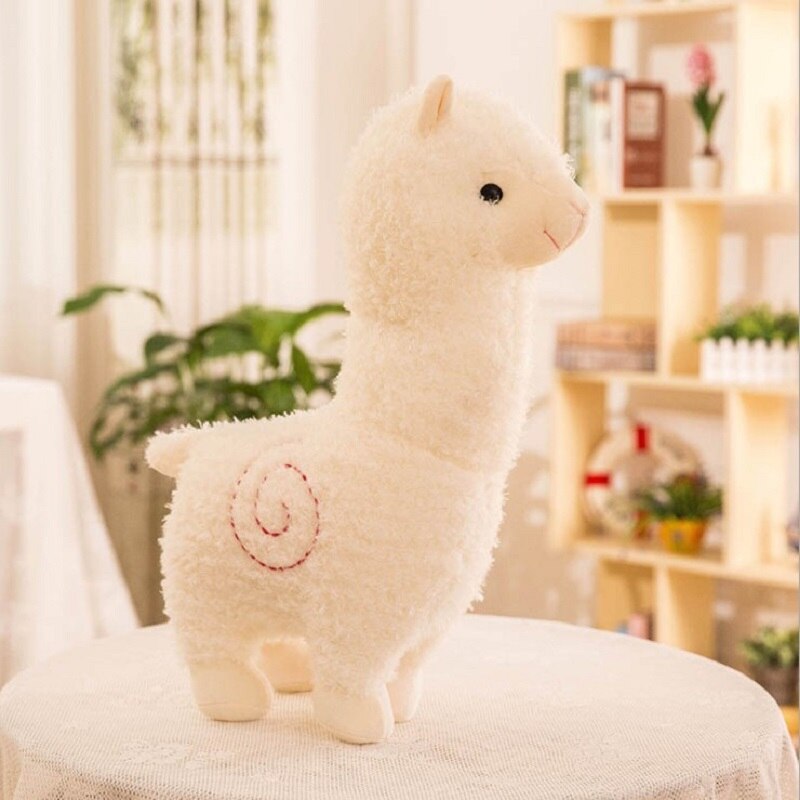 hot selling lovely alpacas plush toys cute alpacas dolls sleeping pillow Birthday present Children's day gift