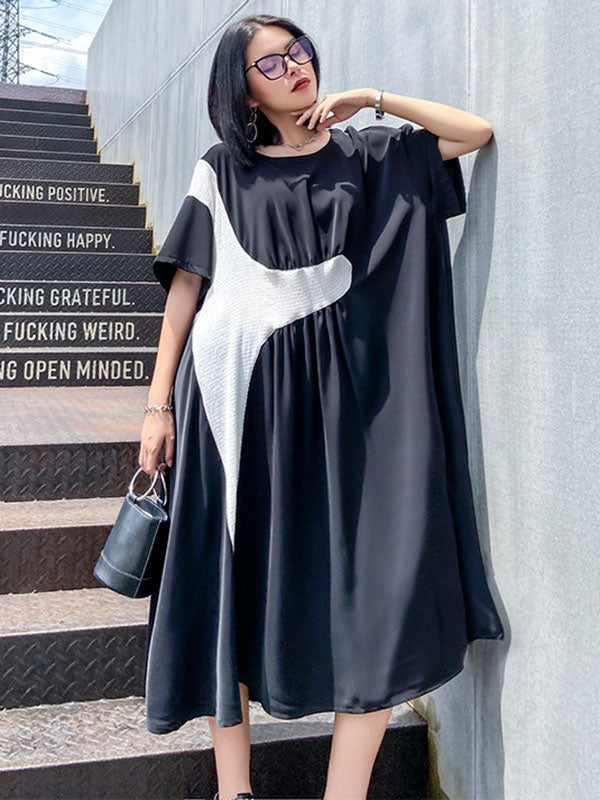 Original Split-Joint Elasticity Waist Dress