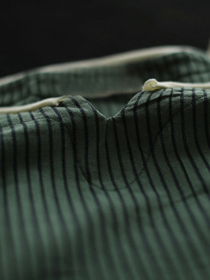 Artistic Retro Stripe T-Shirts Tops
