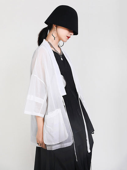 Original Thin Irregularity Solid Outwear