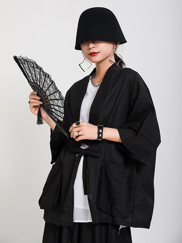 Original Thin Irregularity Solid Outwear