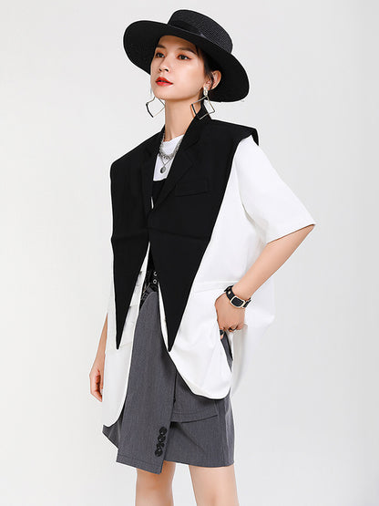 Original Irregularity Short Sleeve Jackets