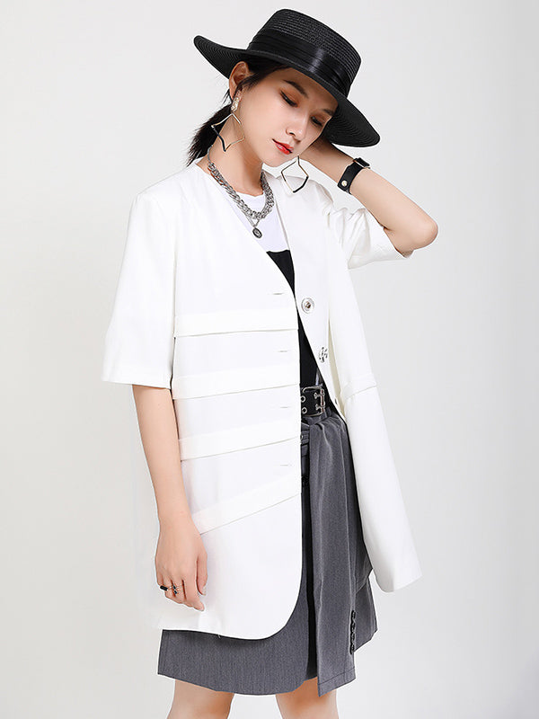 Original Irregularity Short Sleeve Jackets
