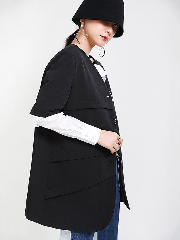 Original Irregularity Short Sleeve Jackets