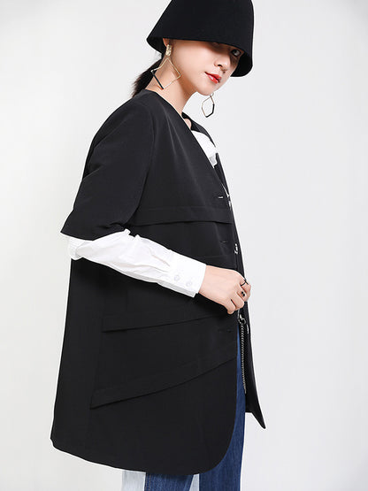 Original Irregularity Short Sleeve Jackets