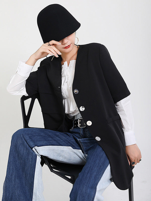 Original Irregularity Short Sleeve Jackets