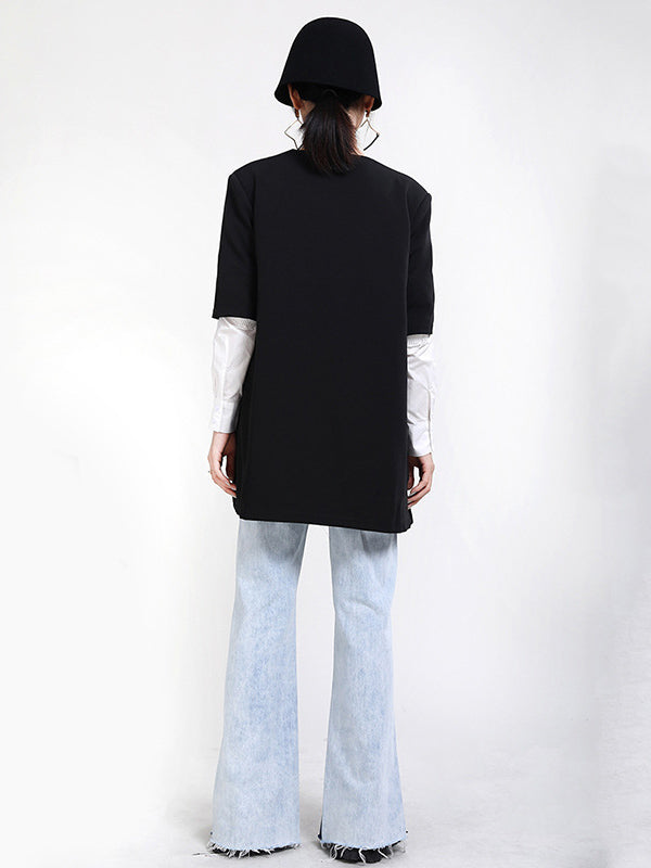 Original Irregularity Short Sleeve Jackets