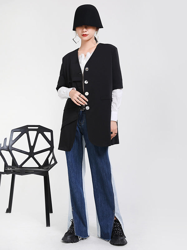 Original Irregularity Short Sleeve Jackets