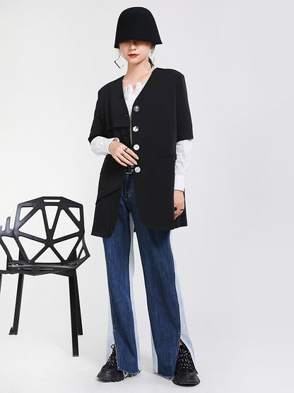Original Irregularity Short Sleeve Jackets