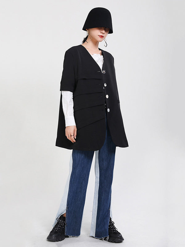 Original Irregularity Short Sleeve Jackets