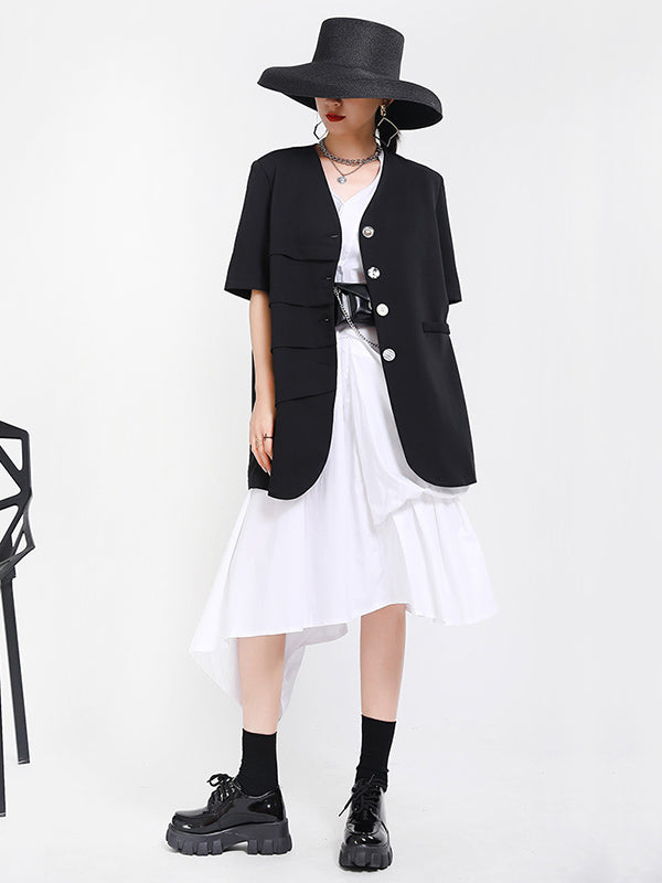 Original Irregularity Short Sleeve Jackets