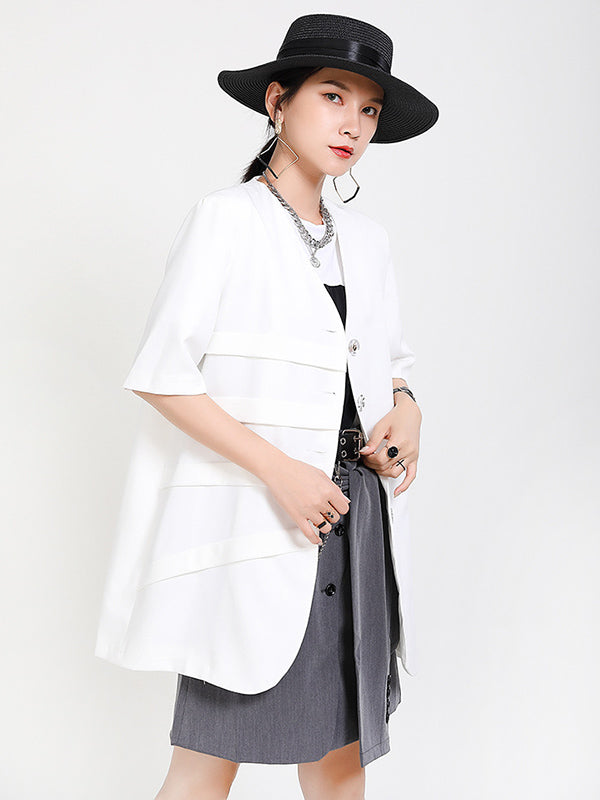 Original Irregularity Short Sleeve Jackets