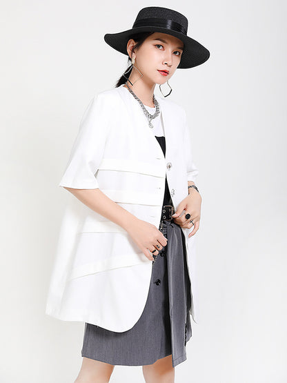 Original Irregularity Short Sleeve Jackets