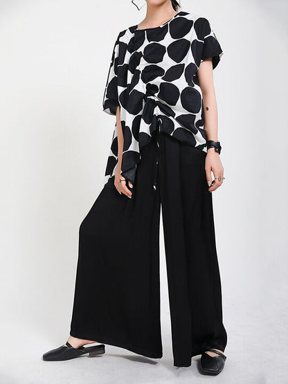 Original Empire Elasticity Wide Leg Pants