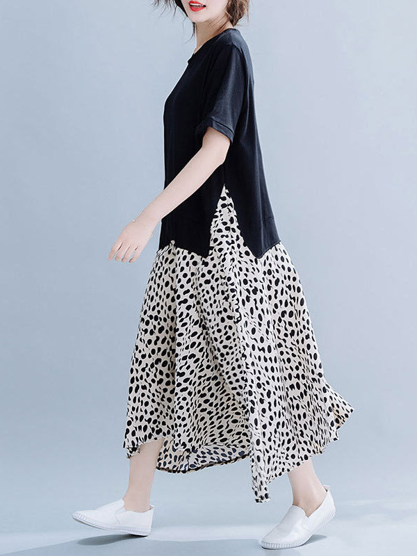 Original False Two Leopard Dress