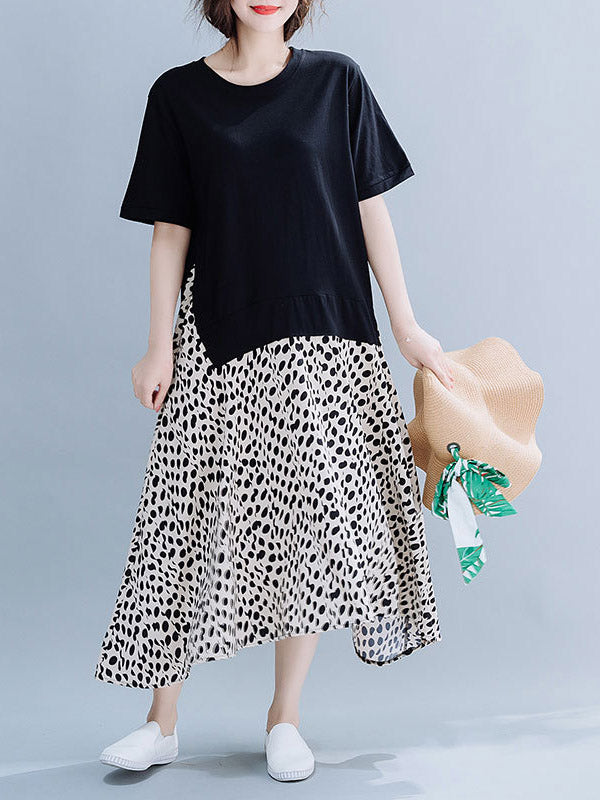 Original False Two Leopard Dress