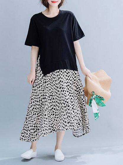 Original False Two Leopard Dress