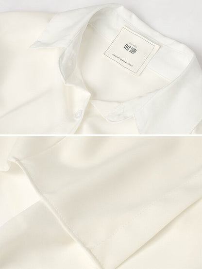 Original Lapel Irregularity Blouses&Shirts Tops