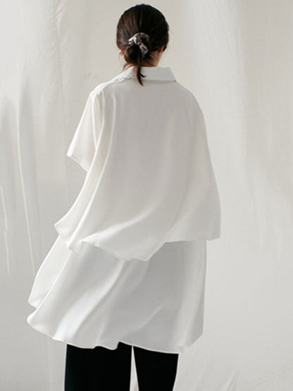 Original Lapel Irregularity Blouses&Shirts Tops