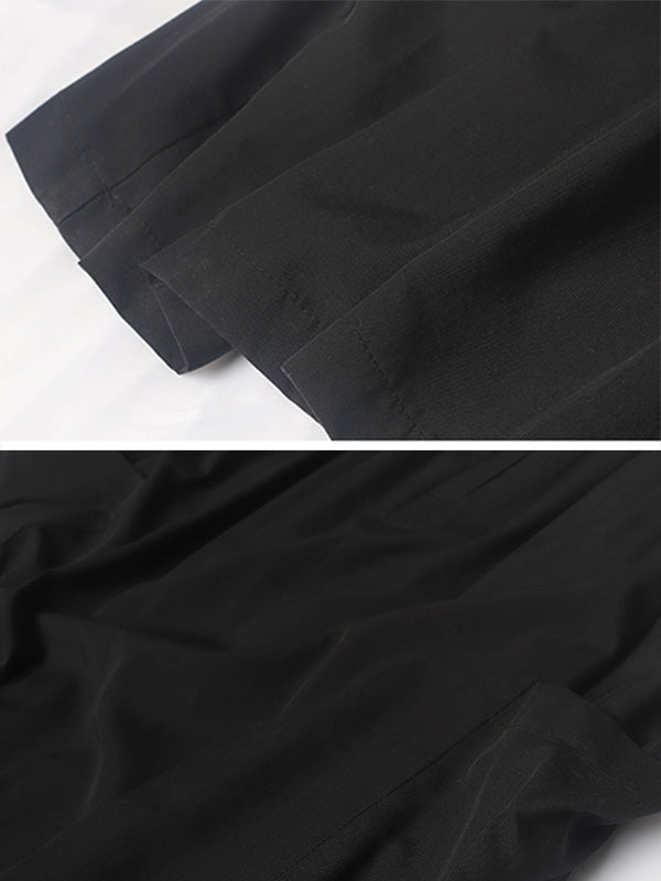 Original Solid Empire Elasticity Wide Leg Jumpsuits