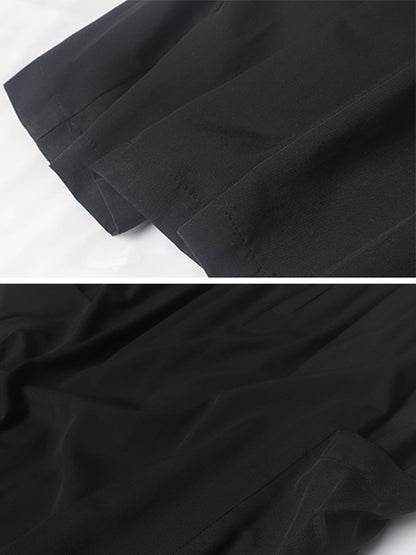 Original Solid Empire Elasticity Wide Leg Jumpsuits