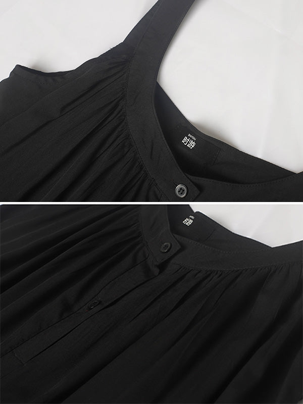 Original Solid Empire Elasticity Wide Leg Jumpsuits