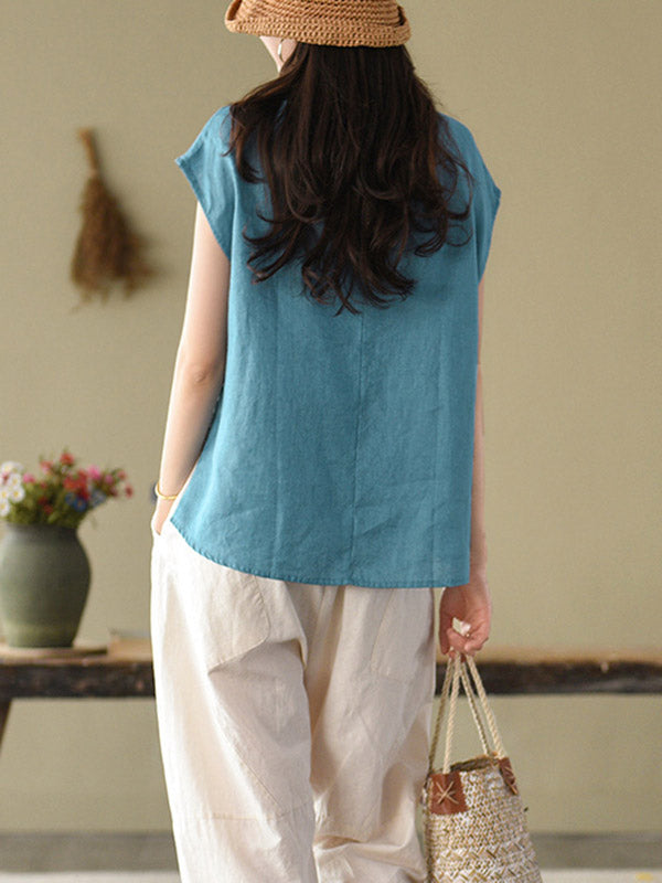 Original Solid Lapel Blouses&Shirts Tops